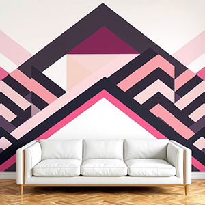 geometric-tape-art-decorated-wall