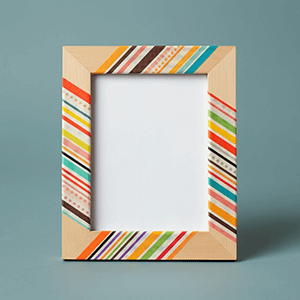 washi-washi-tape-decorated-picture-frame